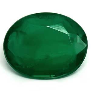 Oval Green Emerald 3.32ct loose gemstone