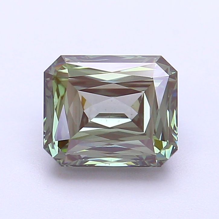 Radiant Fancy Deep Green Lab-grown Diamond 2.04ct VS1 loose diamond