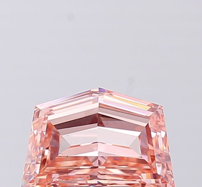 Pentagonal Fancy Intense Pink Lab-grown Diamond 1.51ct VS2 loose diamond