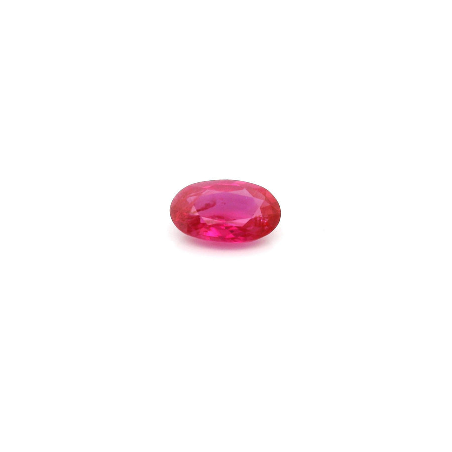 Oval Red Ruby 0.51ct loose gemstone