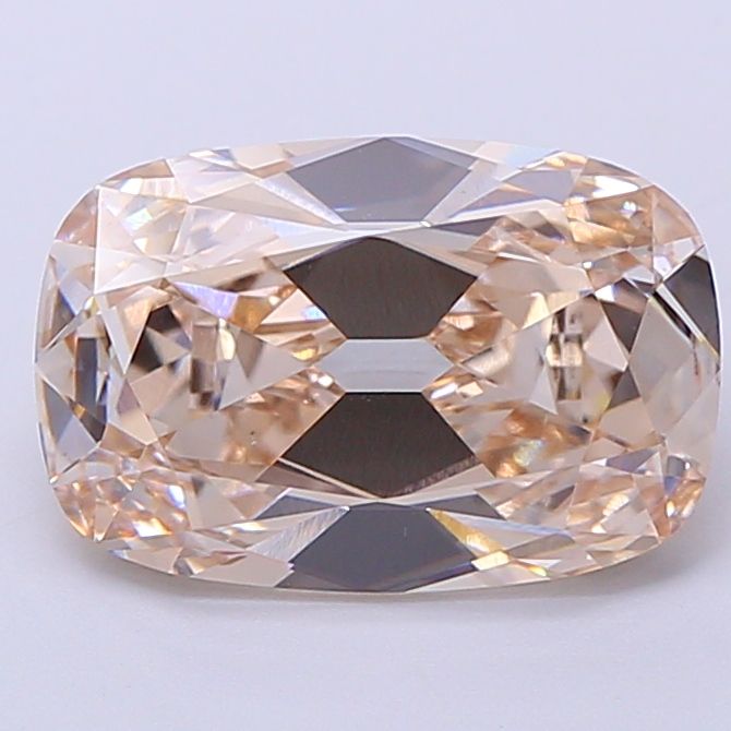 Cushion Very Light Brown Lab-grown Diamond 2.55ct VS1 loose diamond
