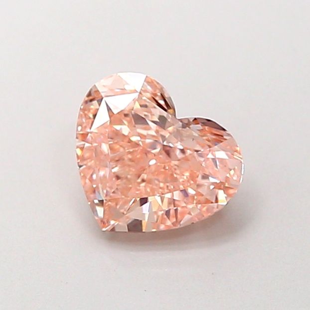 Heart Fancy Pinkish Brown Lab-grown Diamond 1.01ct VS1 loose diamond