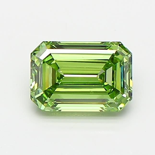 Emerald Fancy Vivid Green Lab-grown Diamond 0.84ct VS2 loose diamond