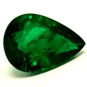 Pear Green Emerald 2.17ct loose gemstone