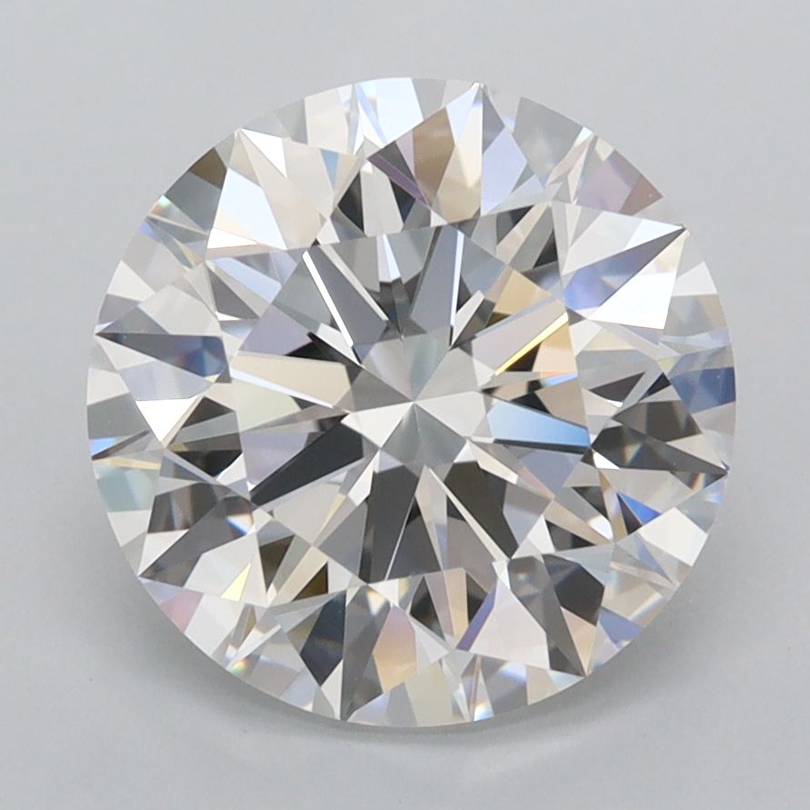 Round Lab-Grown Diamond 3.44ct D FL