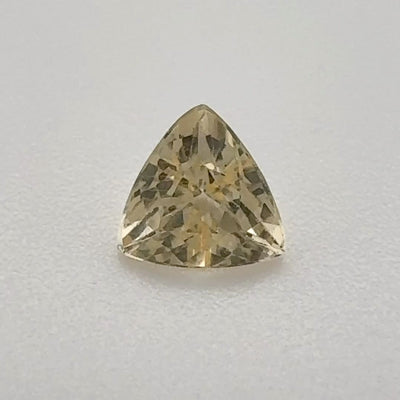 Trilliant Yellow Topaz 0.48ct loose gemstone