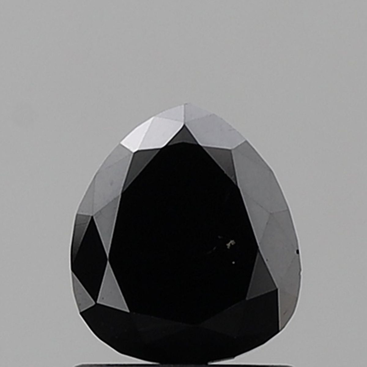Pear Black Natural Diamond 1.46ct VVS2 loose diamond