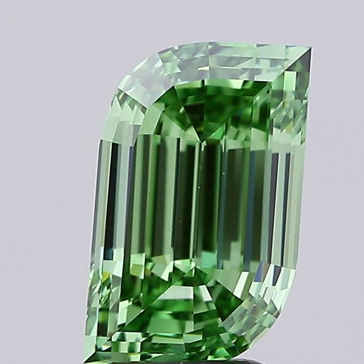 Other Fancy Vivid Green Lab-grown Diamond 2.7ct VVS2 loose diamond
