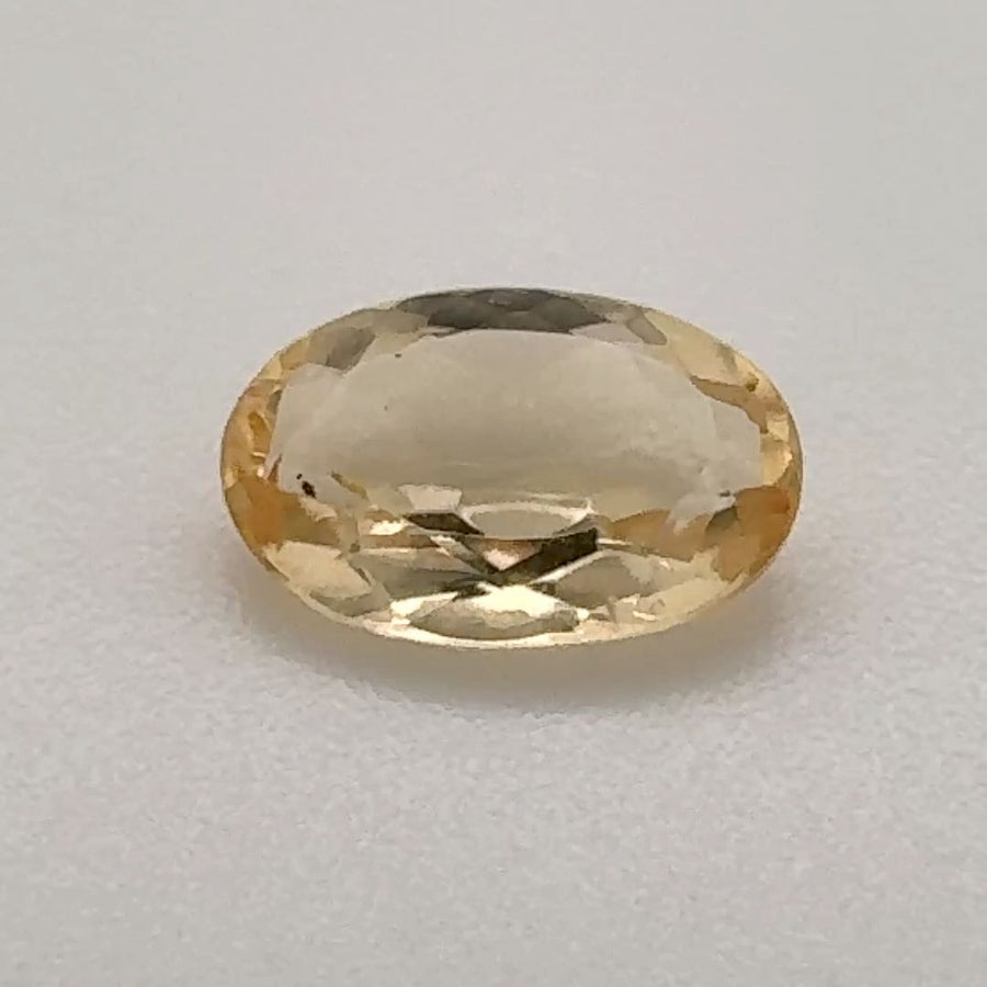 Oval Yellow Topaz 0.765ct loose gemstone