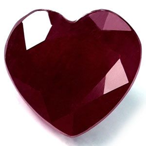 Heart Red Ruby 2.02ct loose gemstone
