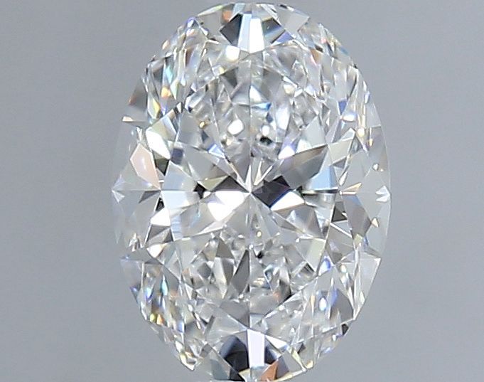 Oval Natural Diamond 0.90ct D VS2