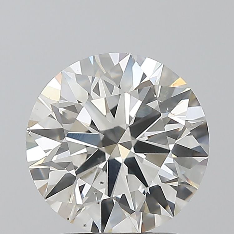 Round Faint Gray Natural Diamond 2.01ct SI2 loose diamond