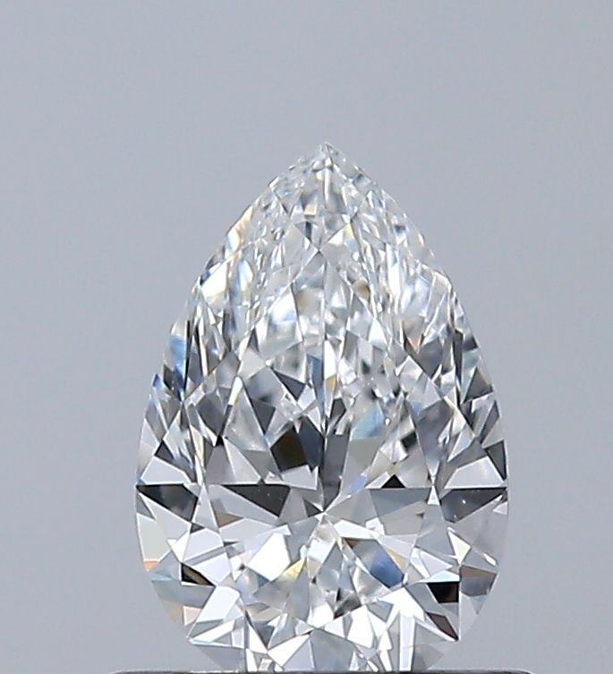 Pear Natural Diamond 0.60ct E VS2