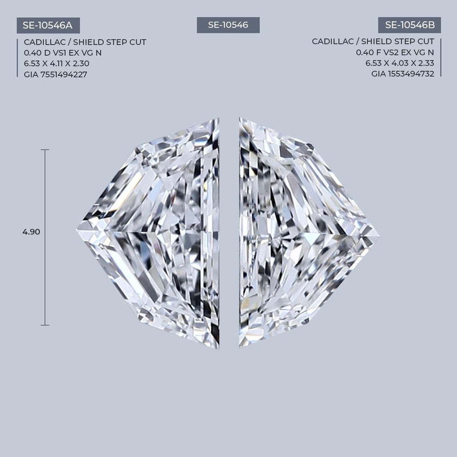 Shield Natural Diamond 0.40ct D VS1