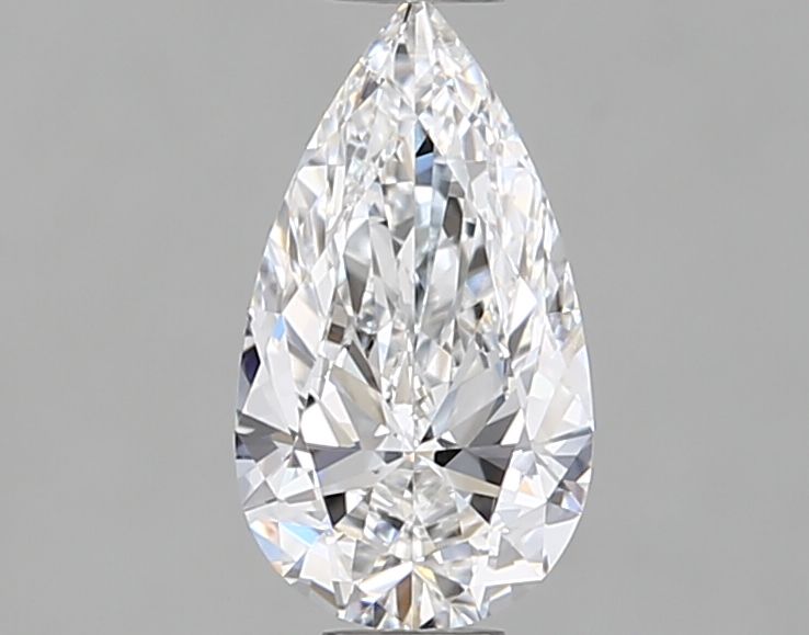Pear Natural Diamond 0.52ct D VS2