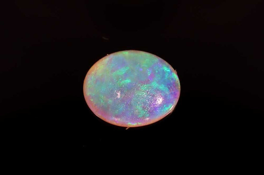 Oval Multi_color Opal 1.05ct loose gemstone