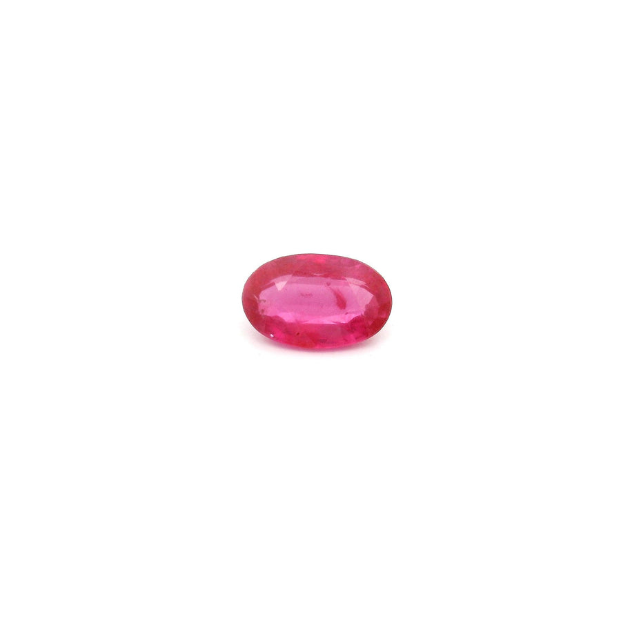 Oval Red Ruby 0.49ct loose gemstone