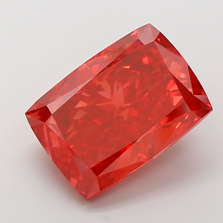 Cushion Fancy Vivid Red Lab-grown Diamond 10.32ct VS1 loose diamond