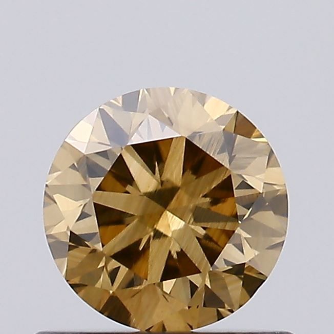 Round Fancy Brown Natural Diamond 0.57ct VS1 loose diamond