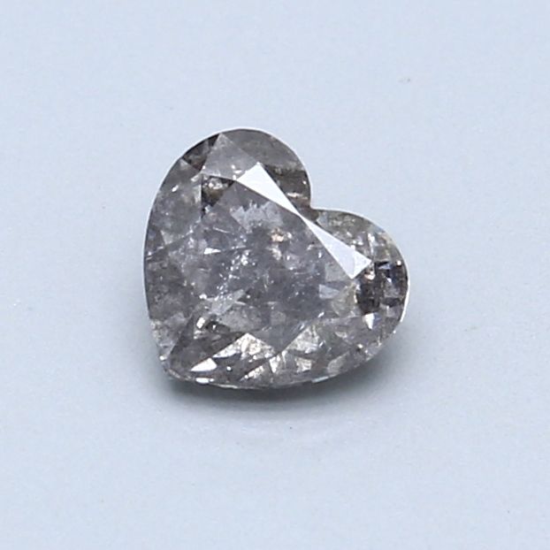 Heart Fancy Gray Natural Diamond 0.56ct loose diamond