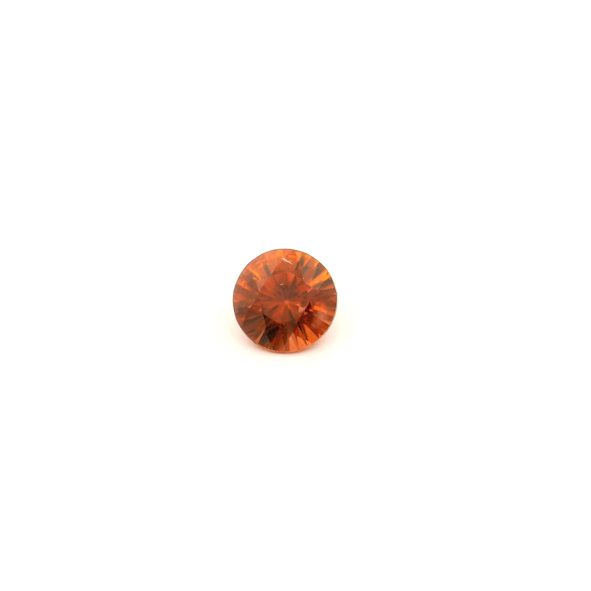 Round Brown Zircon 1.17ct loose gemstone