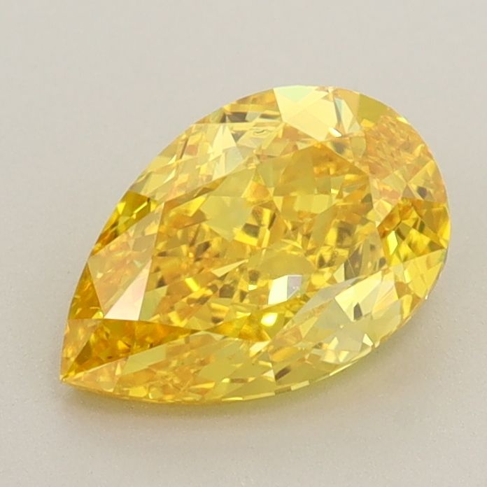 Pear Fancy Vivid Yellow Lab-grown Diamond 1.15ct VS1 loose diamond