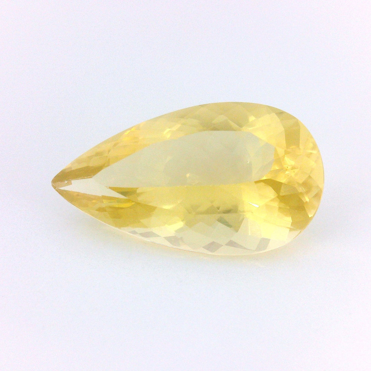 Pear Yellow Heliodor 6.19ct loose gemstone