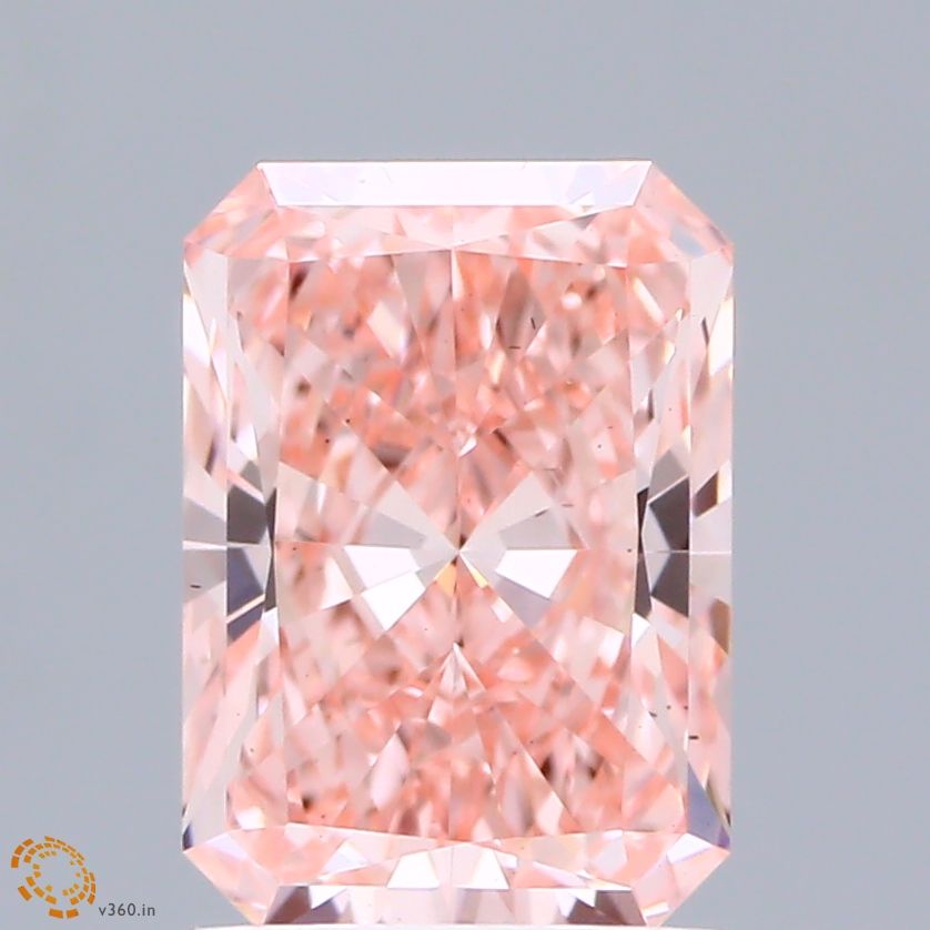 Trapezoid Fancy Deep Orange Lab-grown Diamond 0.43ct VVS2 loose diamond