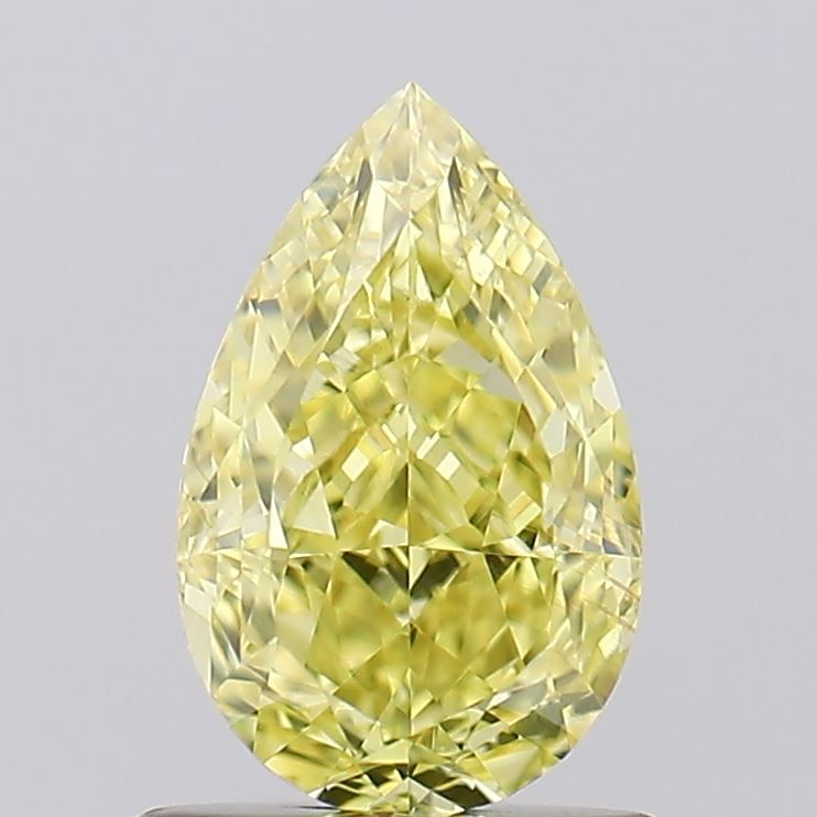 Pear Fancy Intense Yellow Natural Diamond 1.12ct VS1 loose diamond