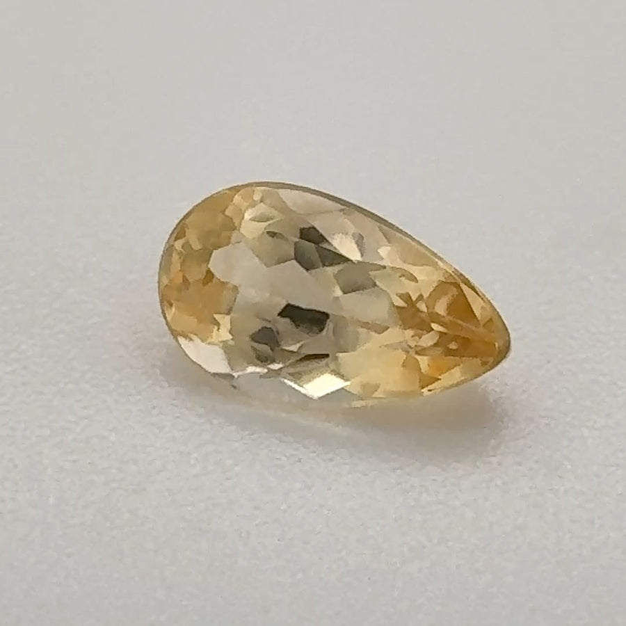 Pear Yellow Topaz 0.77ct loose gemstone