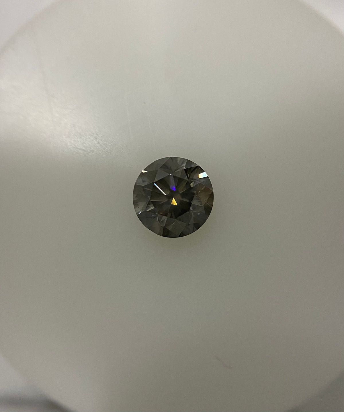 Round Fancy Gray Natural Diamond 1.07ct I1 loose diamond
