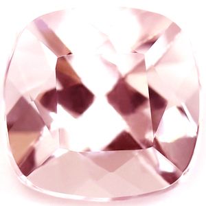 Cushion Pink Morganite 1.1ct loose gemstone