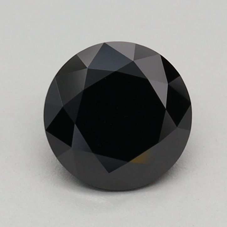 Round Fancy Black Lab-grown Diamond 0.69ct loose diamond