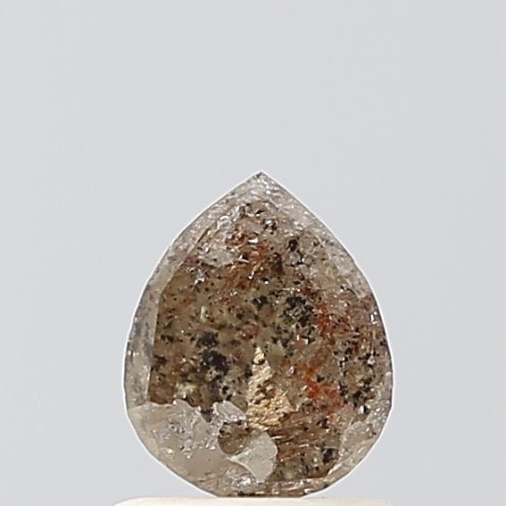 Pear Salt And Pepper Natural Diamond 0.92ct VS1 loose diamond