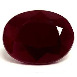 Oval Red Ruby 3.37ct loose gemstone