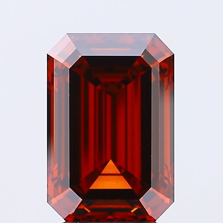 Emerald Fancy Deep Orange Lab-grown Diamond 4.05ct VS1 loose diamond