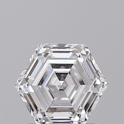 Hexagonal Lab-Grown Diamond 1.10ct D VVS1
