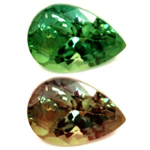 Pear Green Alexandrite 0.5ct loose gemstone