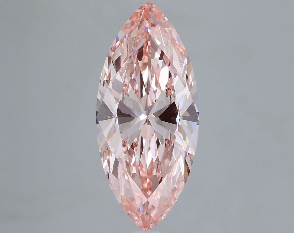 Marquise Fancy Vivid Pink Lab-grown Diamond 3.15ct VS1 loose diamond