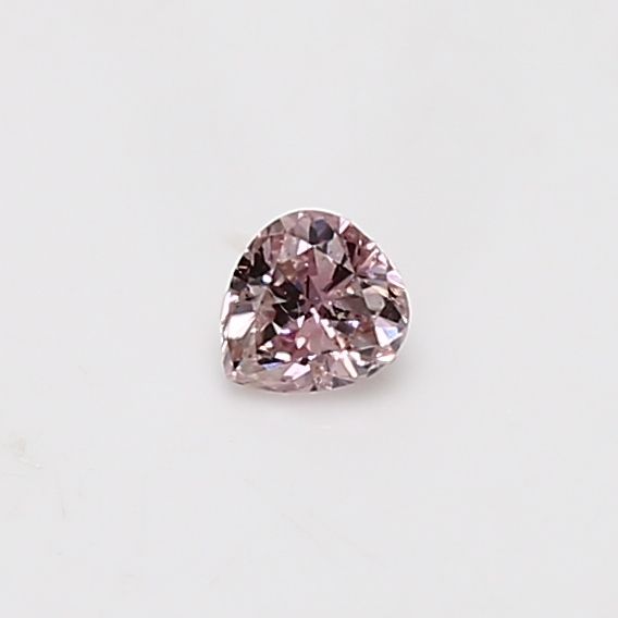 Heart Fancy Brownish Pink Natural Diamond 0.16ct I1 loose diamond