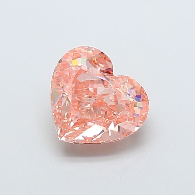 Heart Fancy Pinkish Brown Lab-grown Diamond 2.52ct VS1 loose diamond