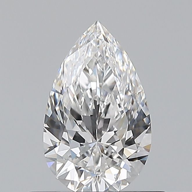Pear Natural Diamond 0.55ct E VVS1