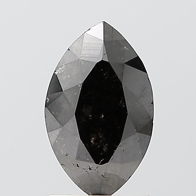 Marquise Black Natural Diamond 1.4ct VS2 loose diamond