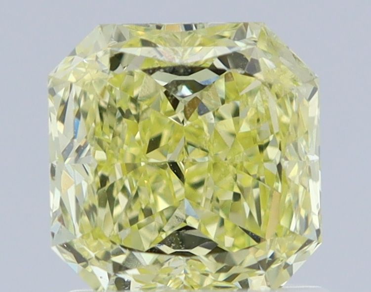 Square Fancy Light Yellow Natural Diamond 1.09ct VVS1 loose diamond
