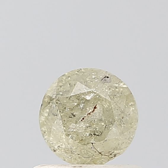Round Salt And Pepper Natural Diamond 0.53ct VS2 loose diamond