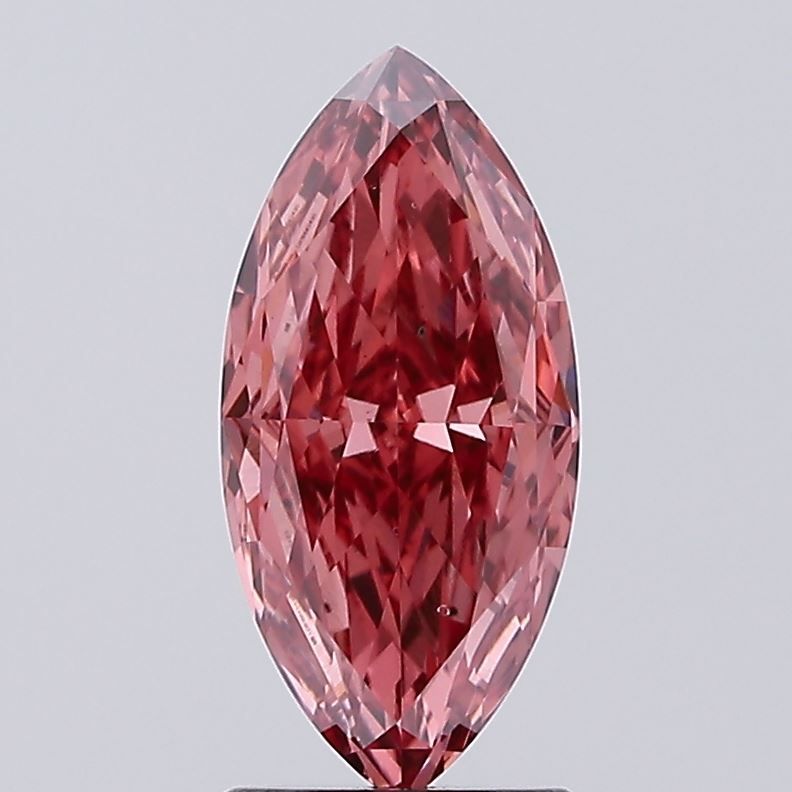 Marquise Fancy Pinkish Brown Lab-grown Diamond 2.02ct VS2 loose diamond