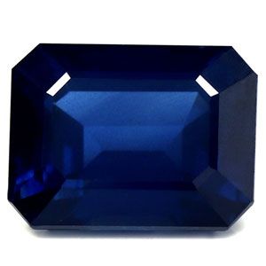 Emerald Blue Sapphire 2.99ct loose gemstone