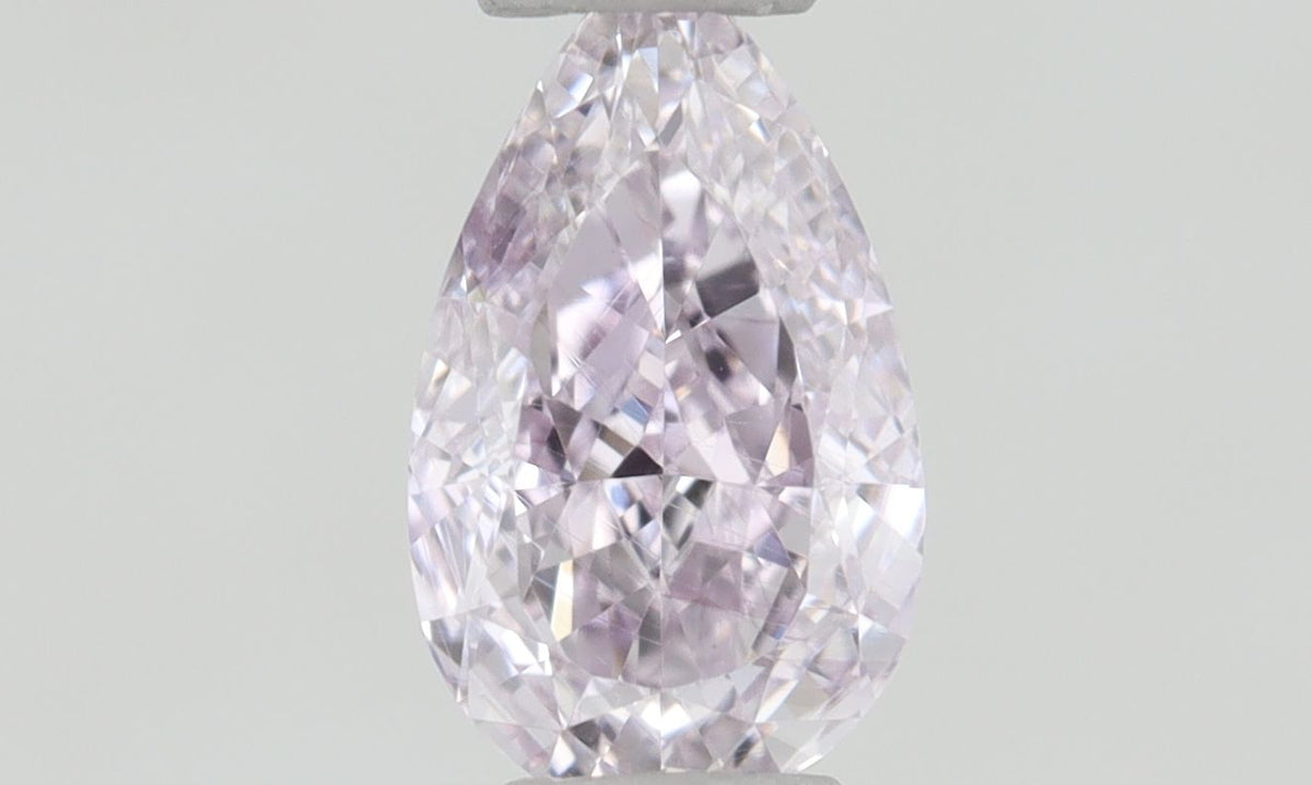 Pear Fancy Pinkish Purple Natural Diamond 0.23ct VS2 loose diamond