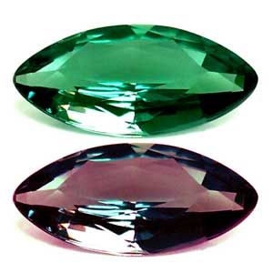 Marquise Green Alexandrite 0.11ct loose gemstone