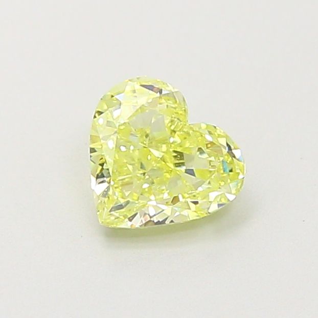 Heart Fancy Yellow Lab-grown Diamond 0.58ct VVS1 loose diamond